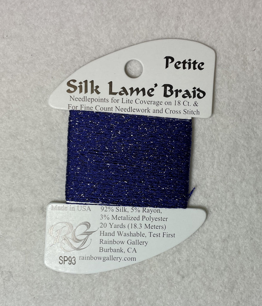 Petite Silk Lame Braid SP93 Dark Periwinkle