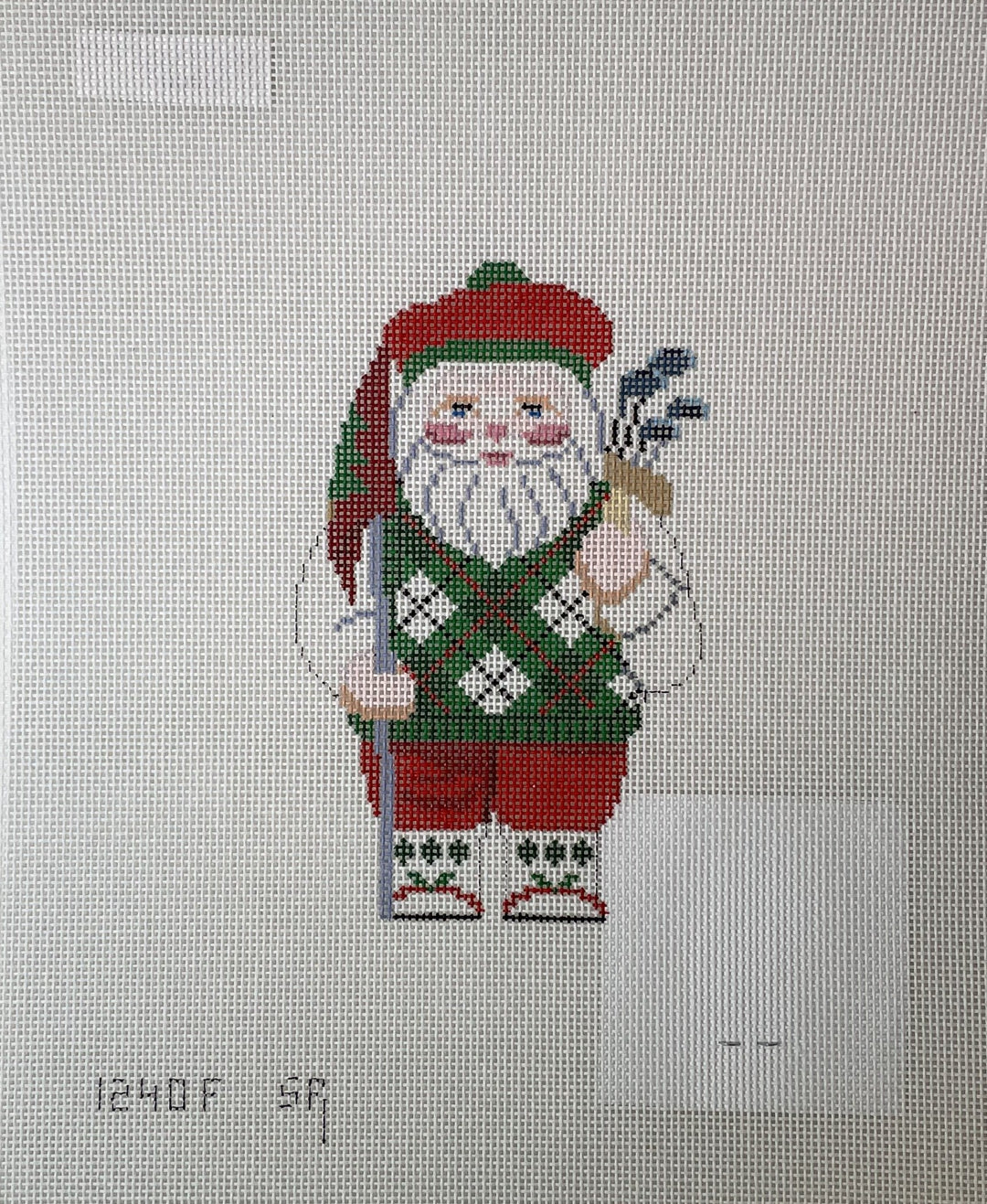 * Susan Roberts 1240F Golfing Santa