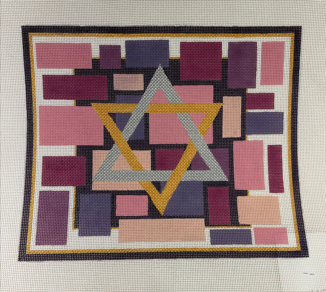 * Raymond Crawford HO515 Star of David Tallis Bag-Pink