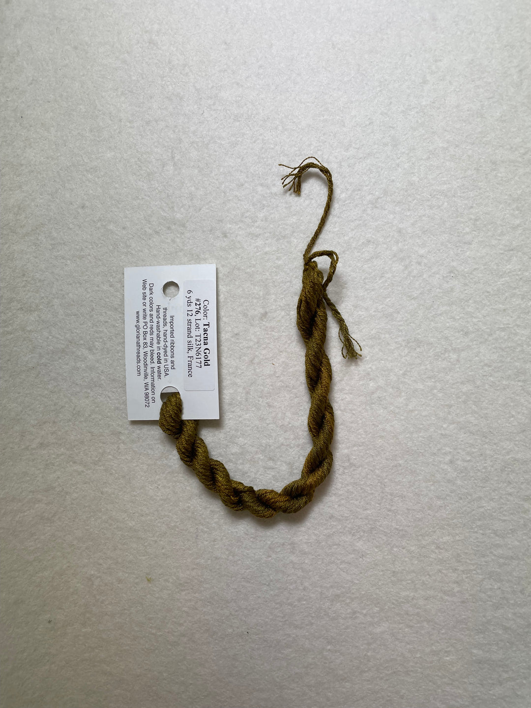 Gloriana Silk Floss 276 Tanca Gold