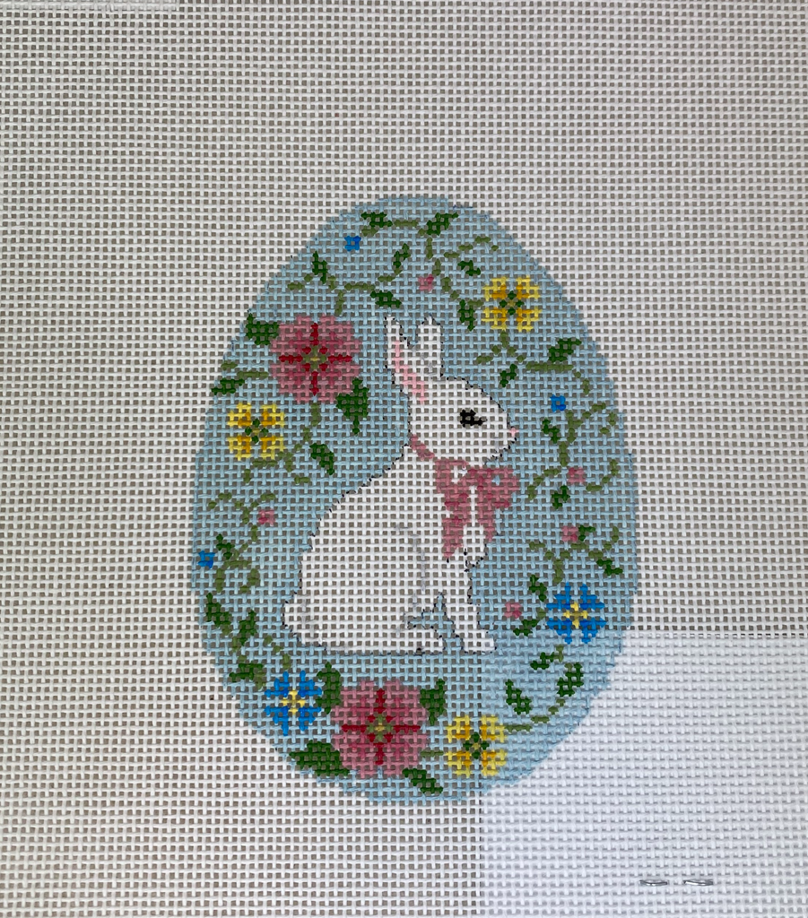 Susan Roberts Needlepoint 446 Bunny in Flower Vine