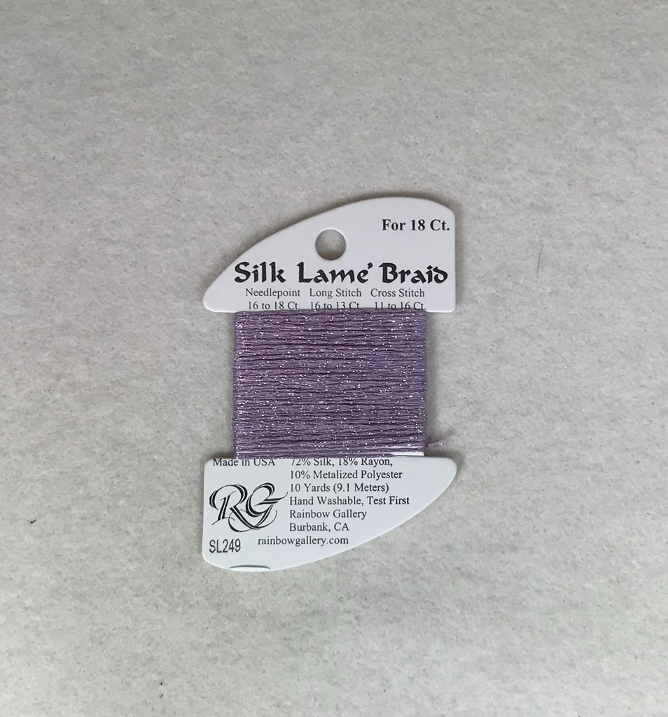 Silk Lame Braid SL249 Pale Mauve