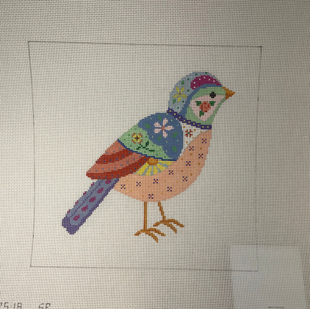 * Susan Roberts Needlepoint 1075 Bird Garden 13m