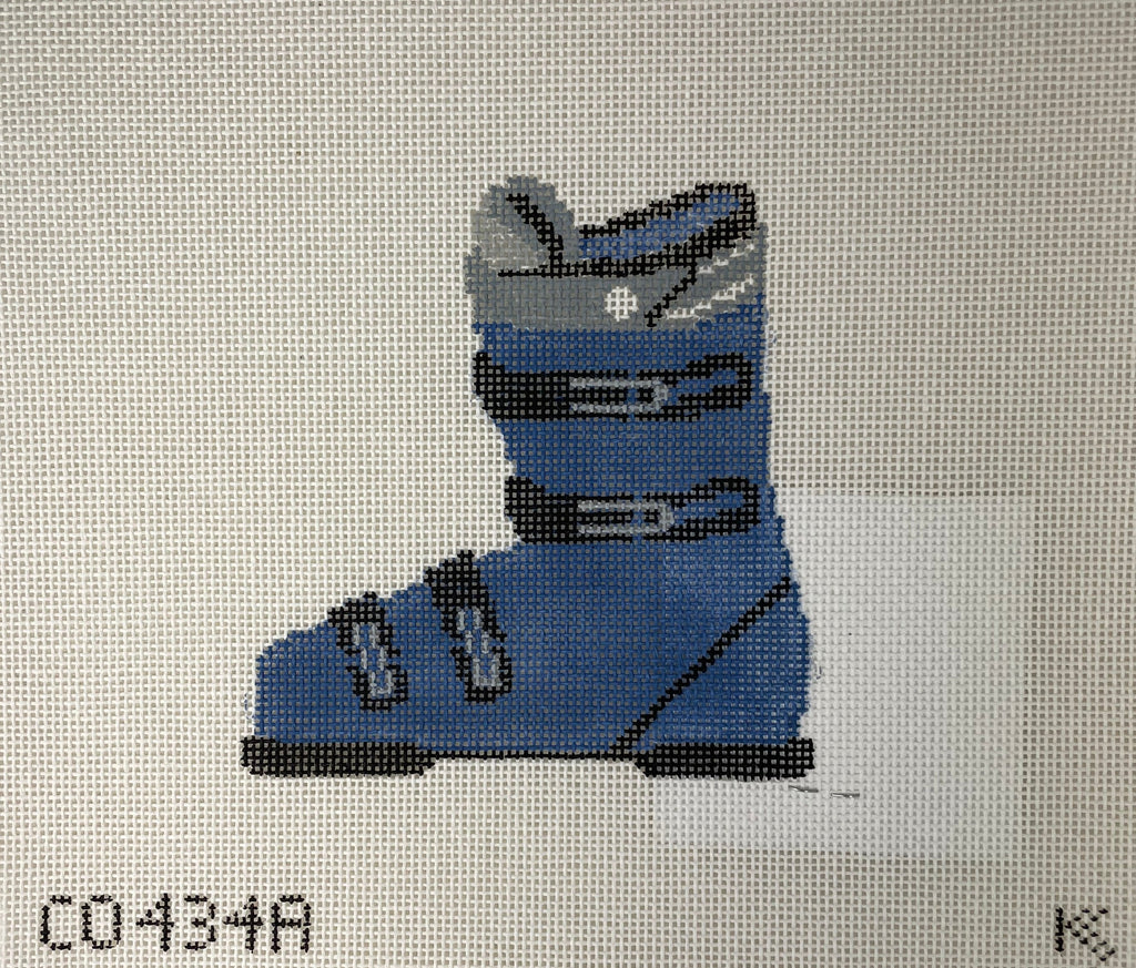 * Kathy Schenkel CO434A Blue Ski Boot
