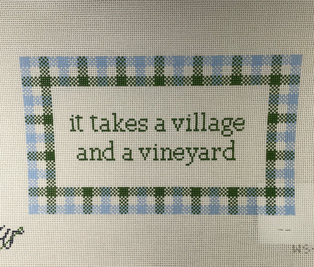 * Wipstitch 086 Village and Vineyard- Blue