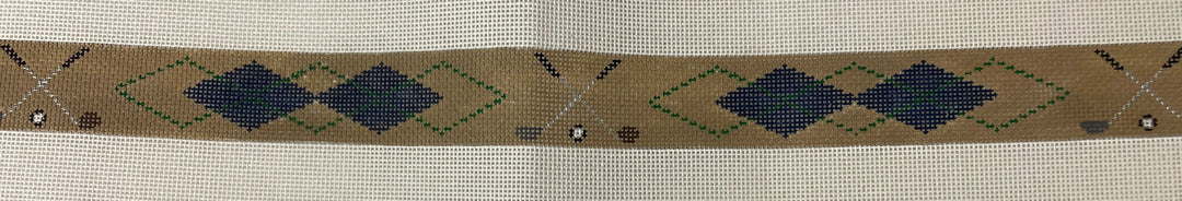 * Meredith Collection 236M Argyle Golf Belt