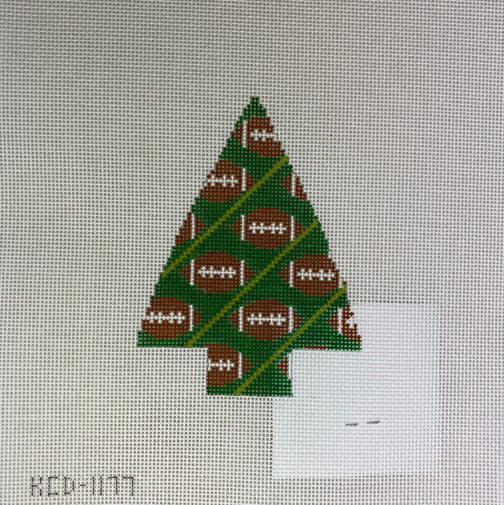 KCD 1177 Football Tree Ornament