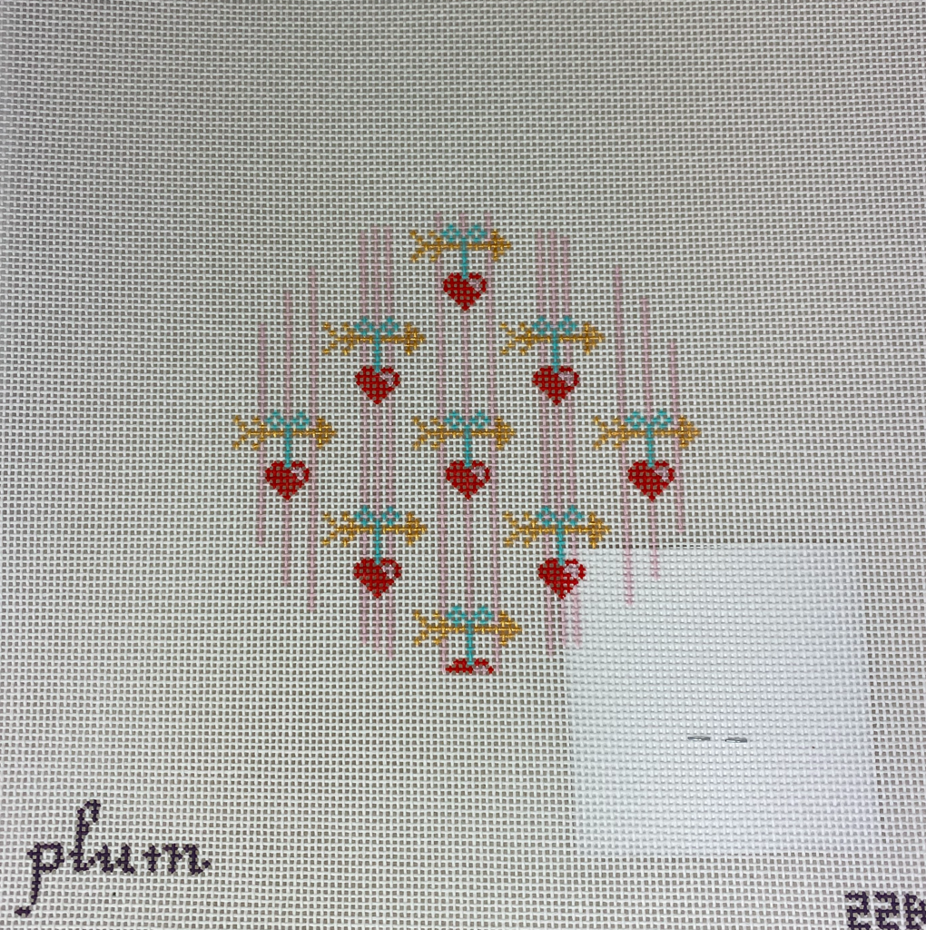 The Plum Stitchery 22B Hearts and Arrows