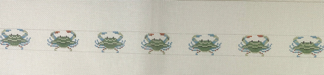 * Susan Roberts Needlepoint 3524 Blue Crabs Belt- 18m