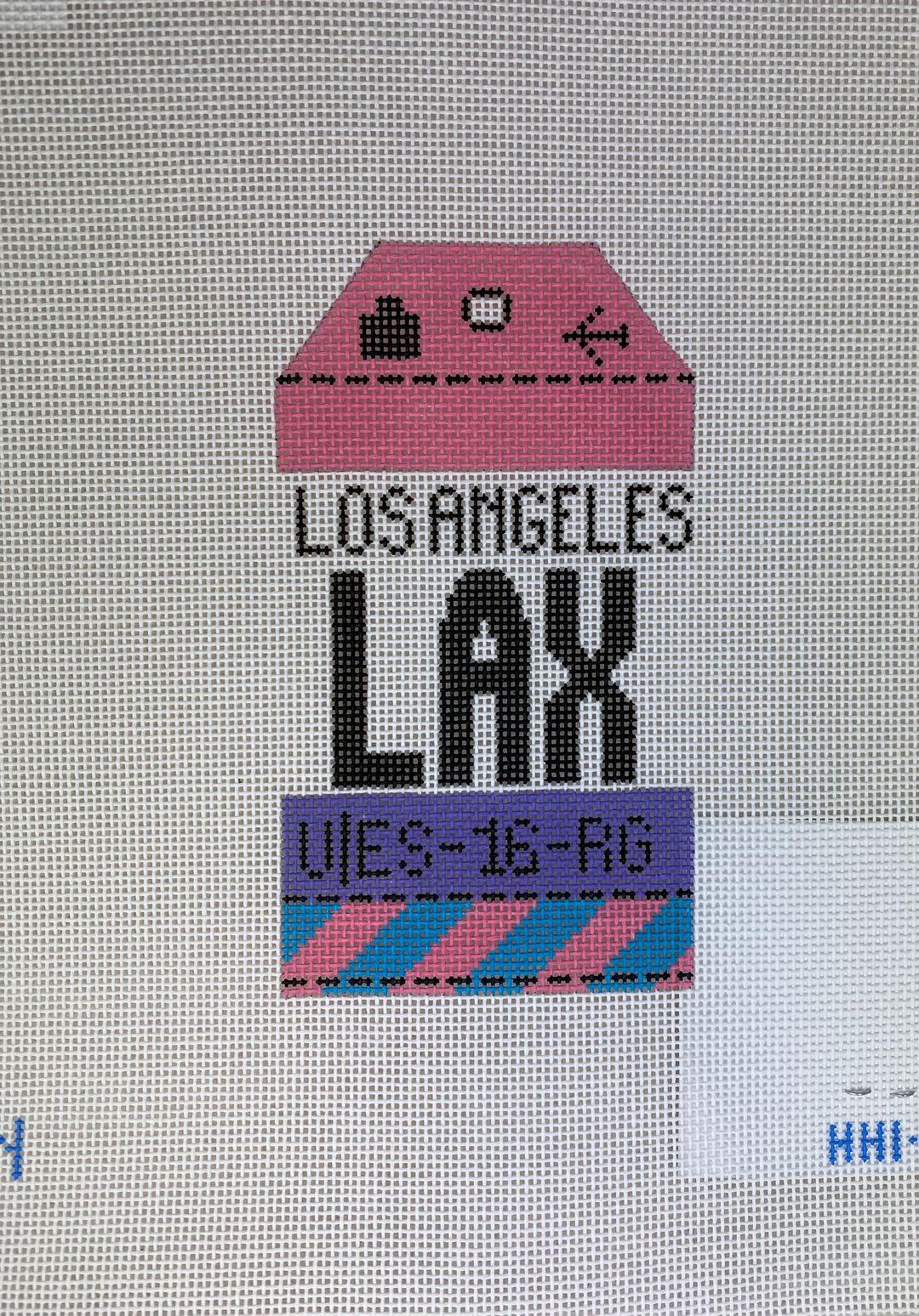 Hedgehog Needlepoint HH1LAX Los Angeles