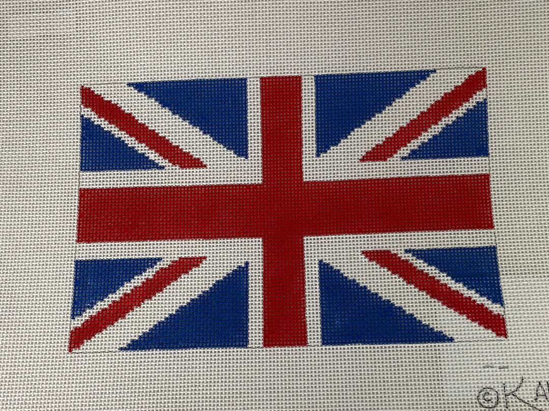 * Kimberly Ann SF-04 Union Jack Small Flat- Red
