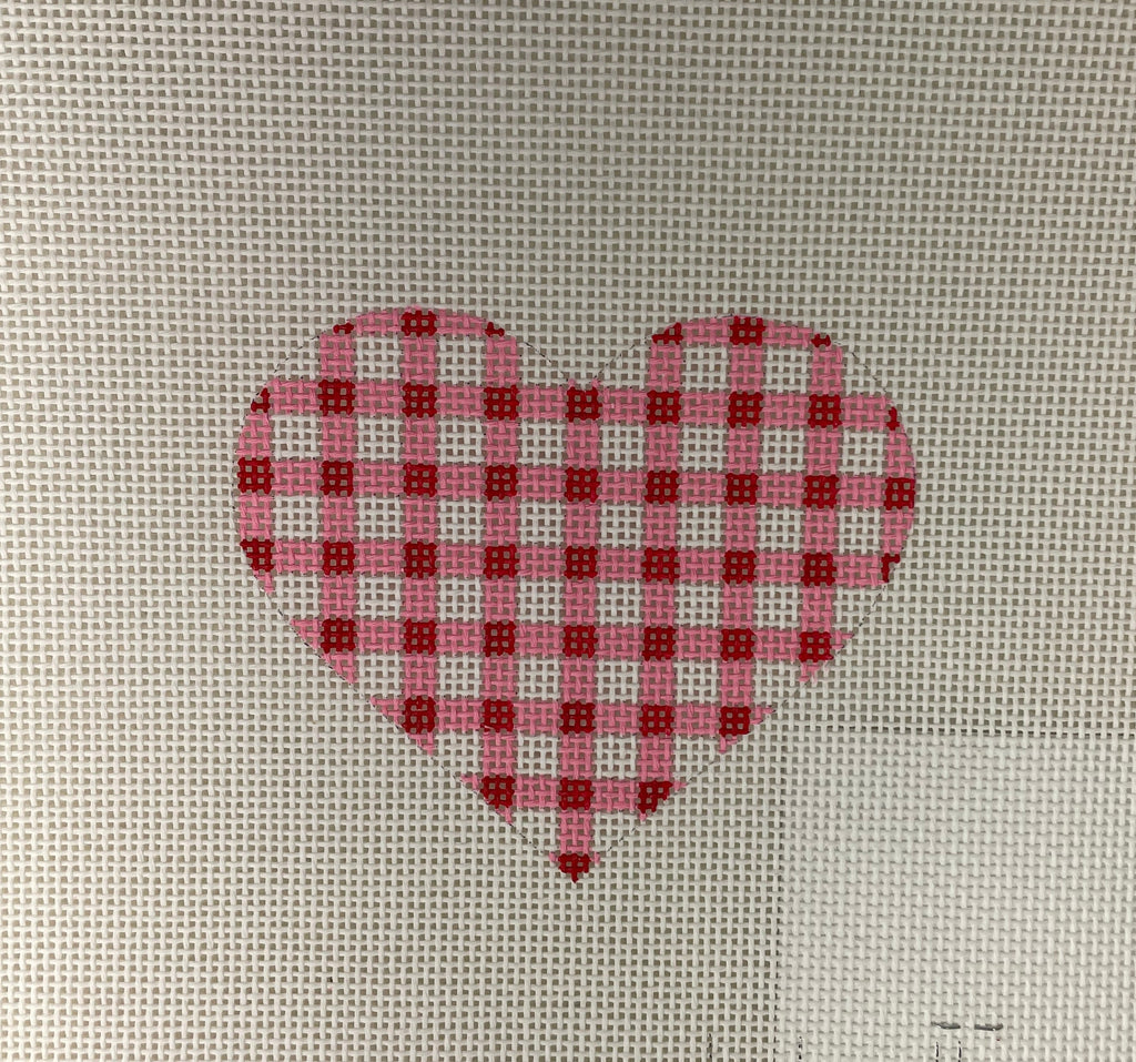 * Kate Dickerson OM-270 Mini Heart- pink and red gingham