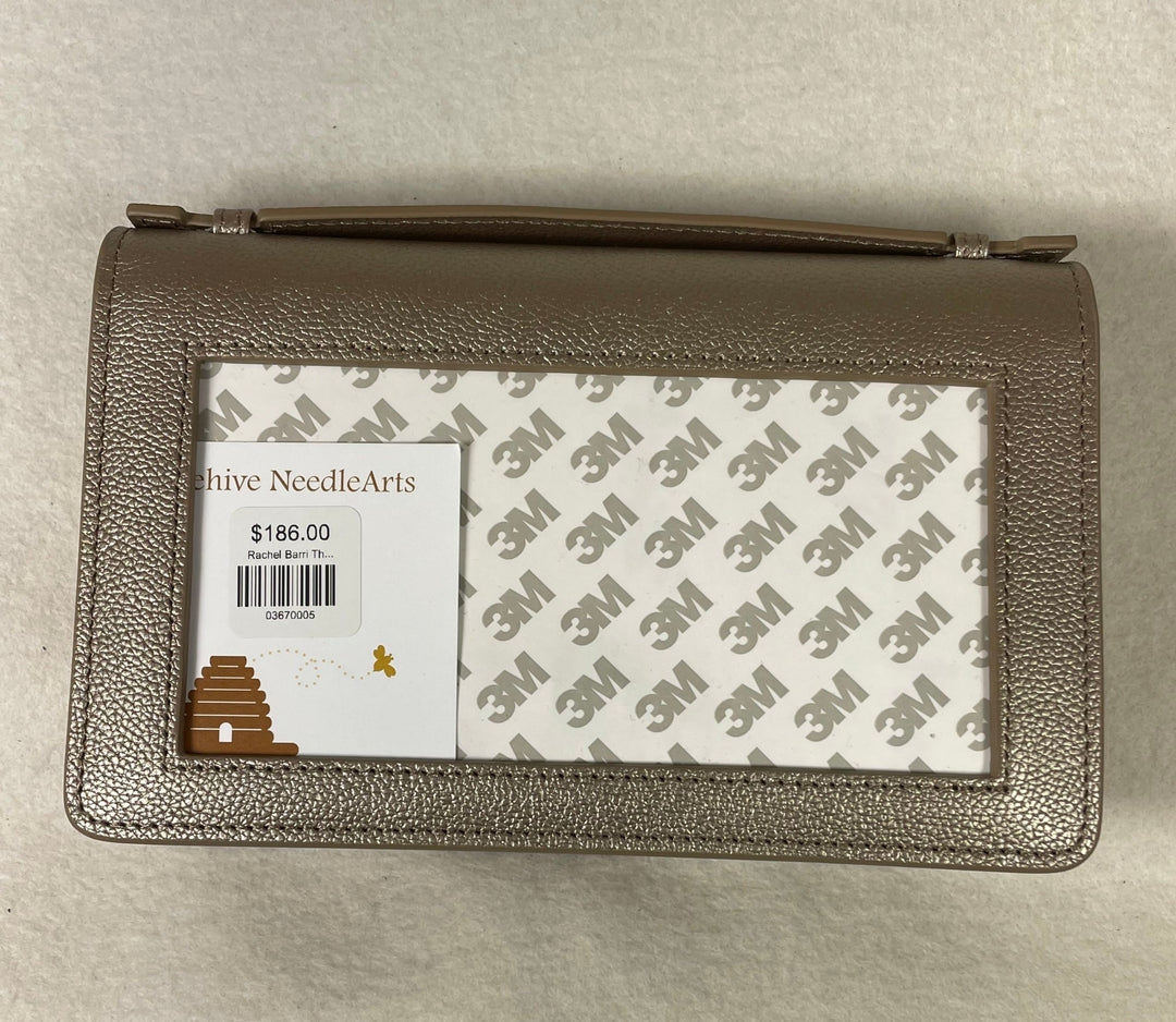 Rachel Barri The Everyday Clutch- Metallic Taupe