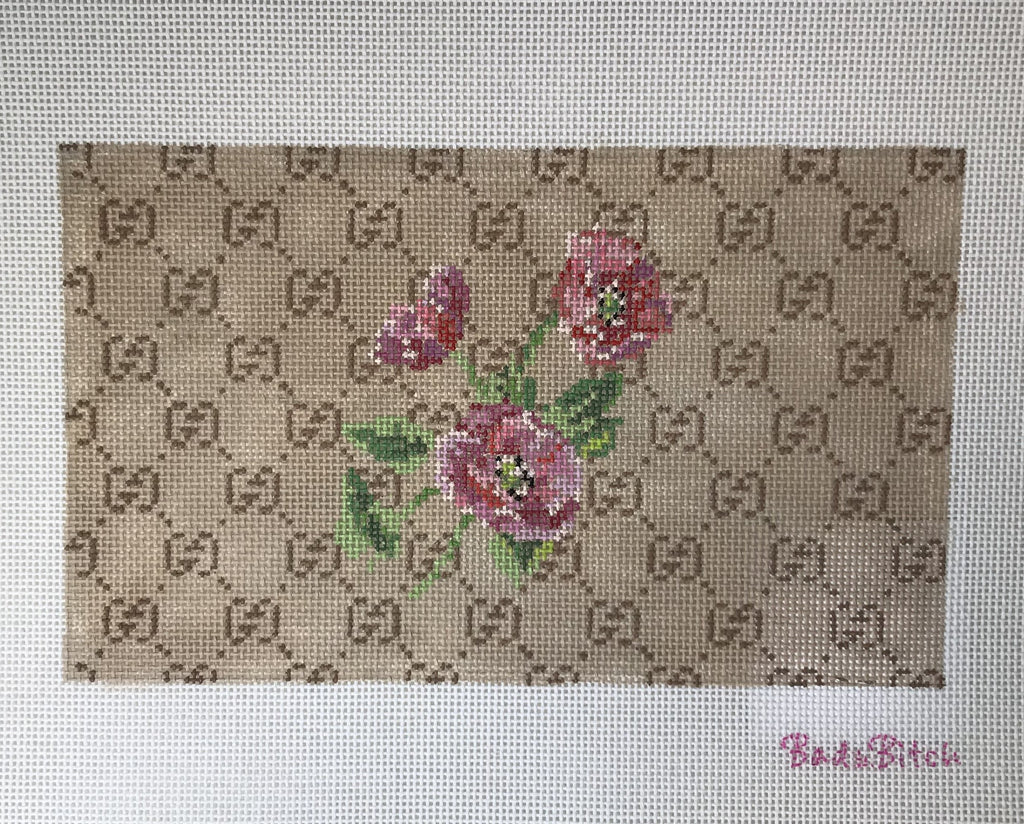 Bad Bitch Needlepoint Gucci with Floral