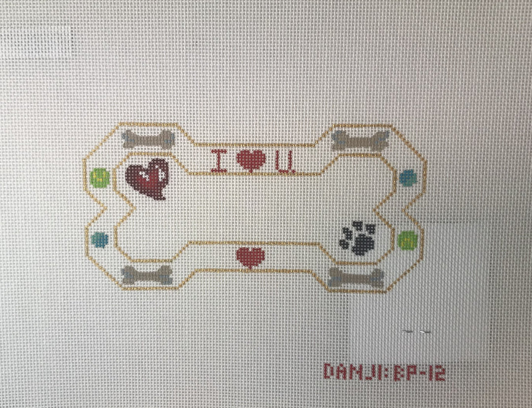 * Danji Designs BP-12 I love You Bone Ornament