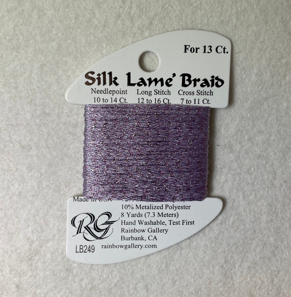 Silk Lame Braid LB249 Pale Mauve
