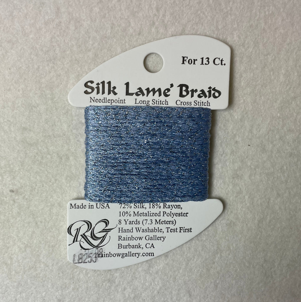 Silk Lame Braid LB253 Antique Periwinkle