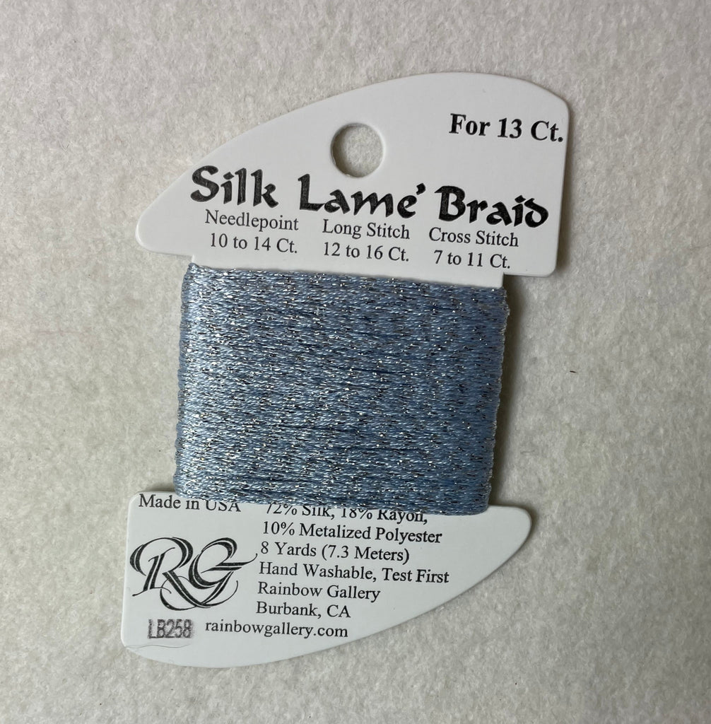 Silk Lame Braid LB258 Gentle Gray