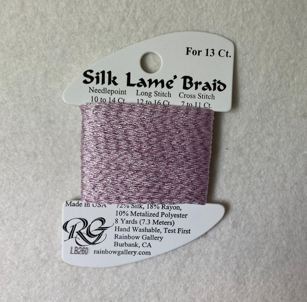 Silk Lame Braid LB260 Pink Blush