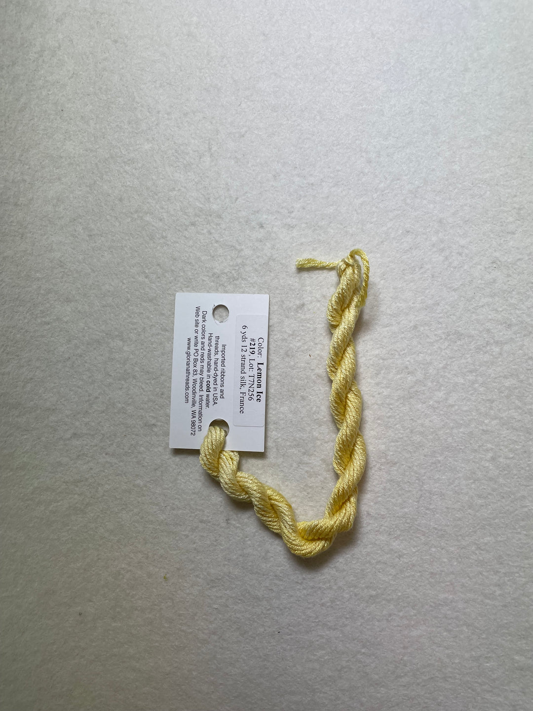 Gloriana Silk Floss 219 Lemon Ice