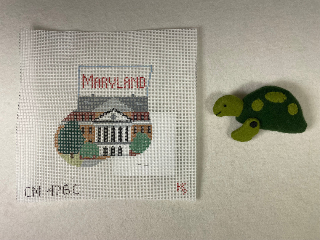 Kathy Schenkel CM476C University of Maryland with Terrapin