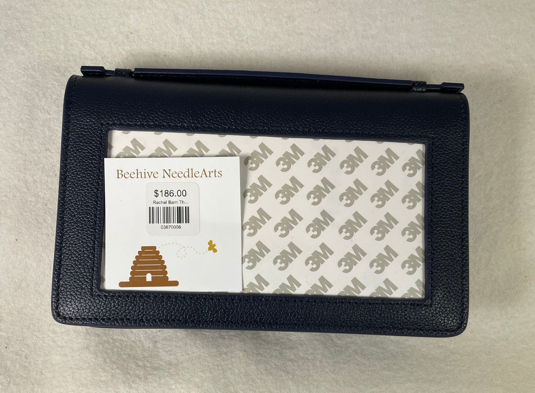 Rachel Barri The Everyday Clutch- Navy with Silver Chain