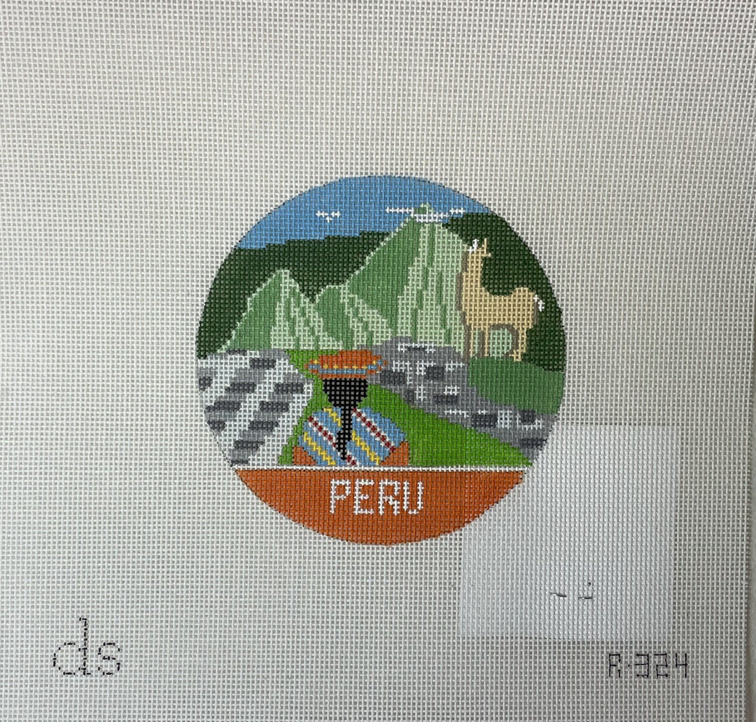 * Doolittle Stitchery R324 Peru Travel Round