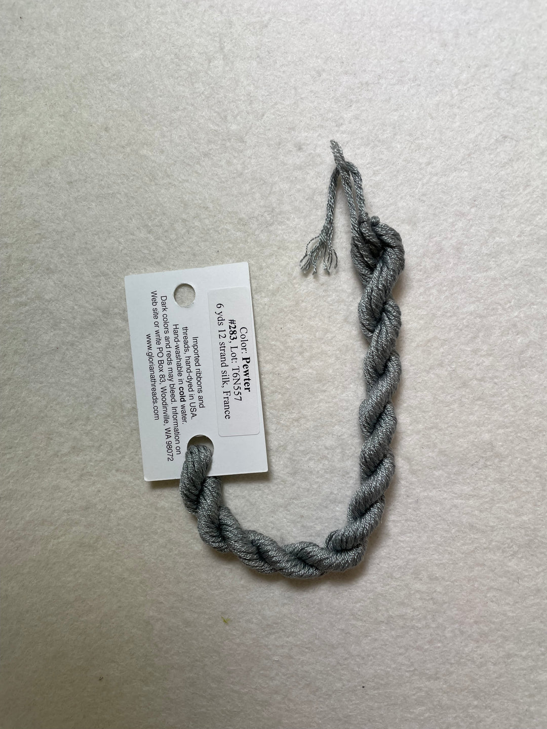 Gloriana Silk Floss 283 Pewter