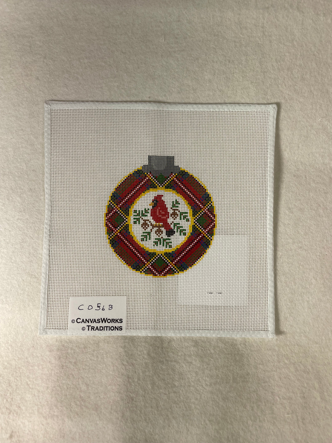 * CanvasWorks Traditions CO56B Cardinal with Royal Stewart