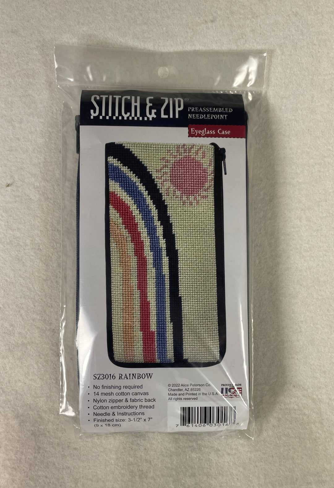 Alice Peterson SZ3016 Rainbow Eyeglass Case