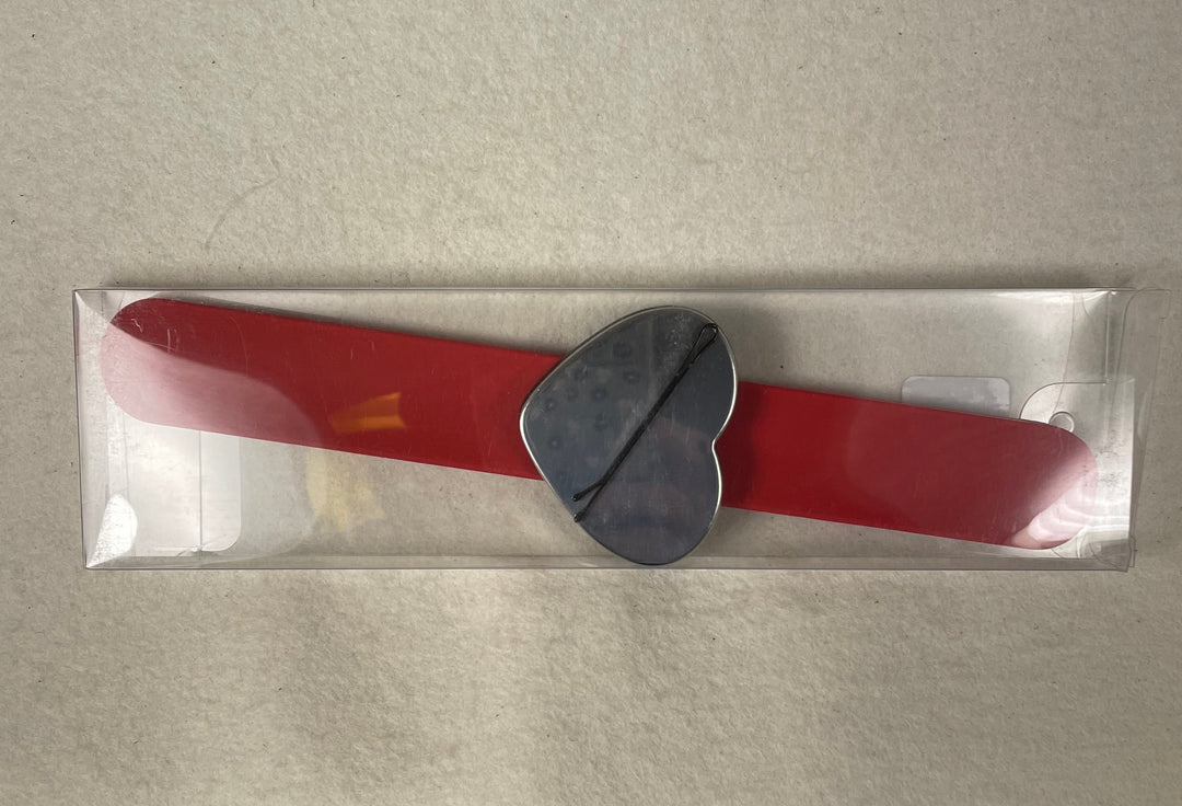 Penny Linn Designs Heart Pin Magnet Bracelet- Red