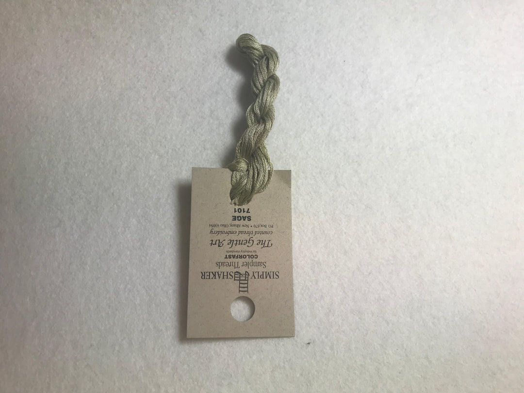 Sampler Threads 7101 Sage