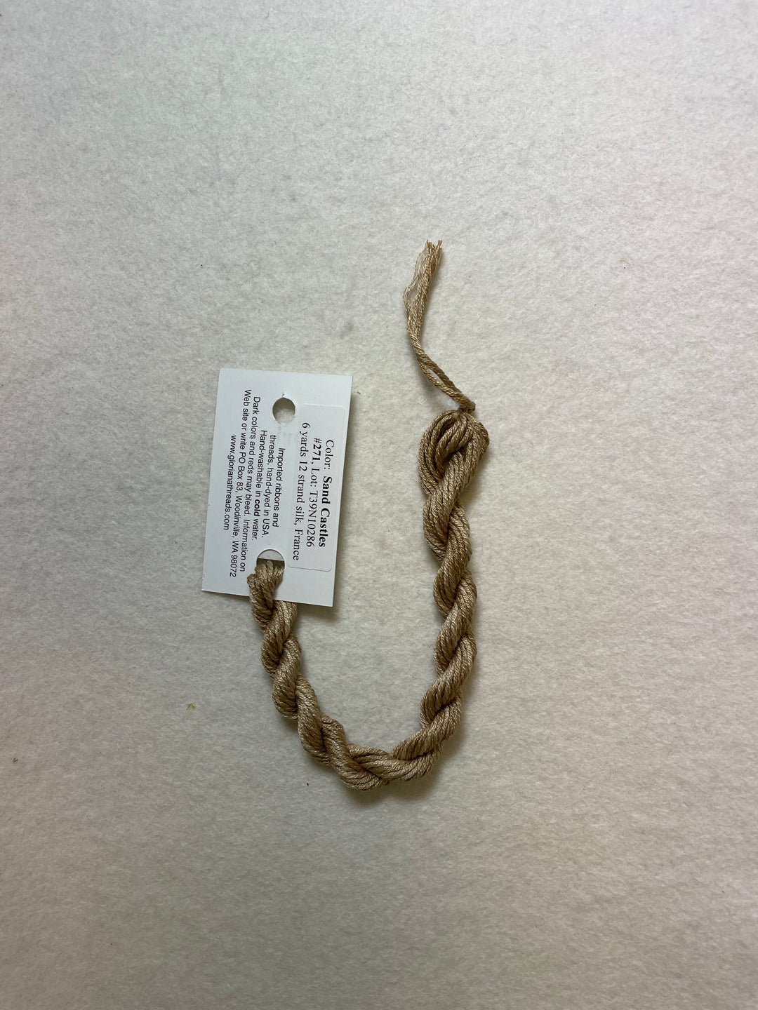 Gloriana Silk Floss 271 Sand Castles