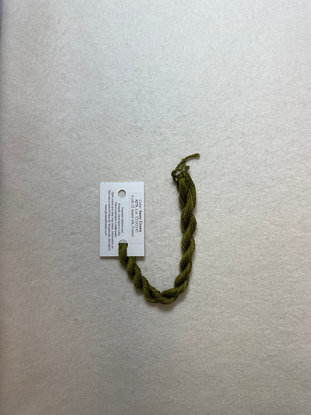 Gloriana Silk Floss 275 Sassy Green