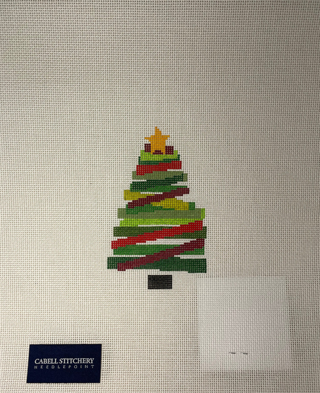 * Cabell Stitchery CS02 Stackable Collection 4.5" Tree- Holiday Colors