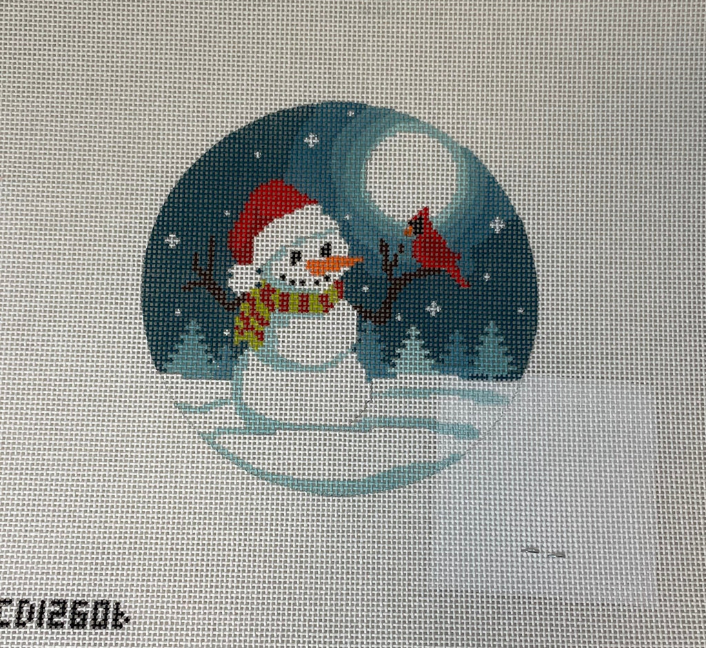 * Snowman and Cardinal Round KCD1260