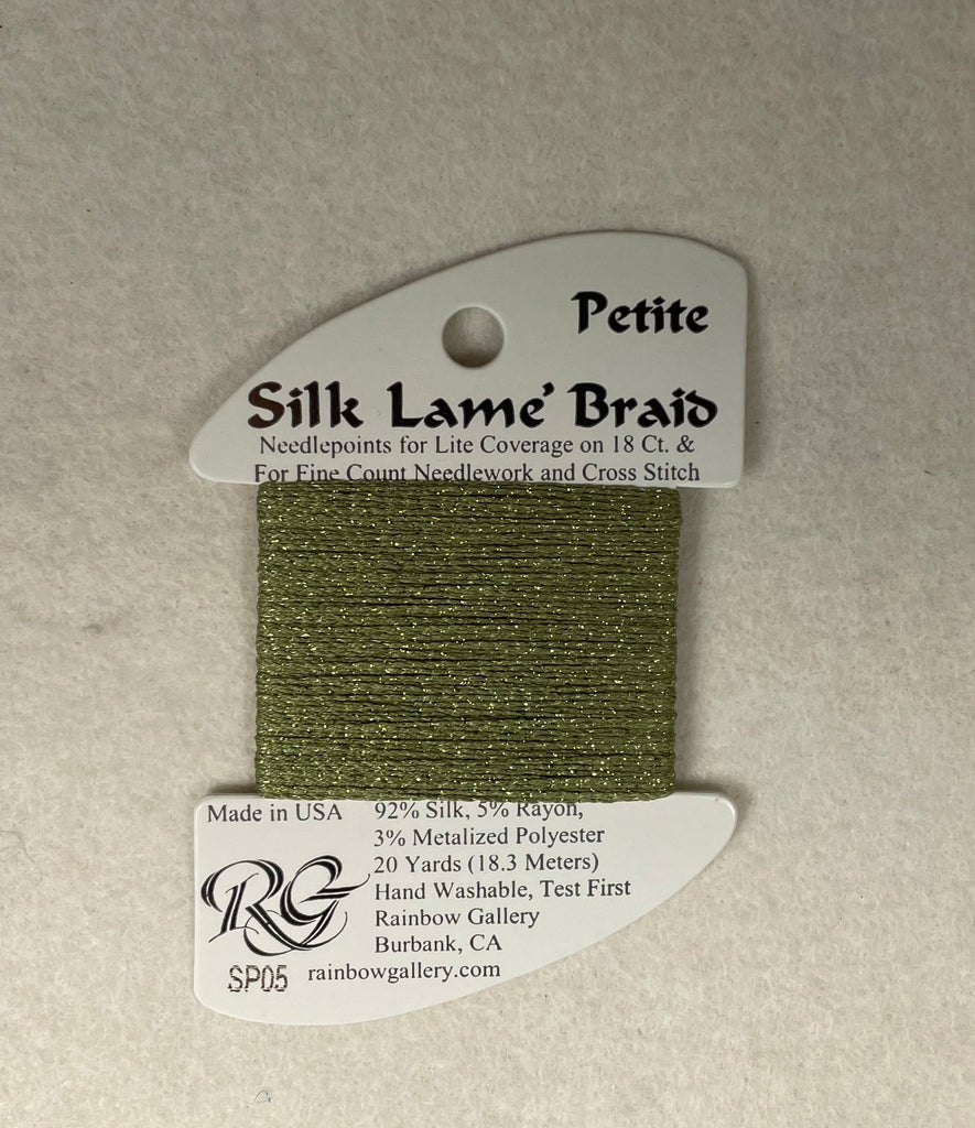 Petite Silk Lame Braid SP05 Avocado