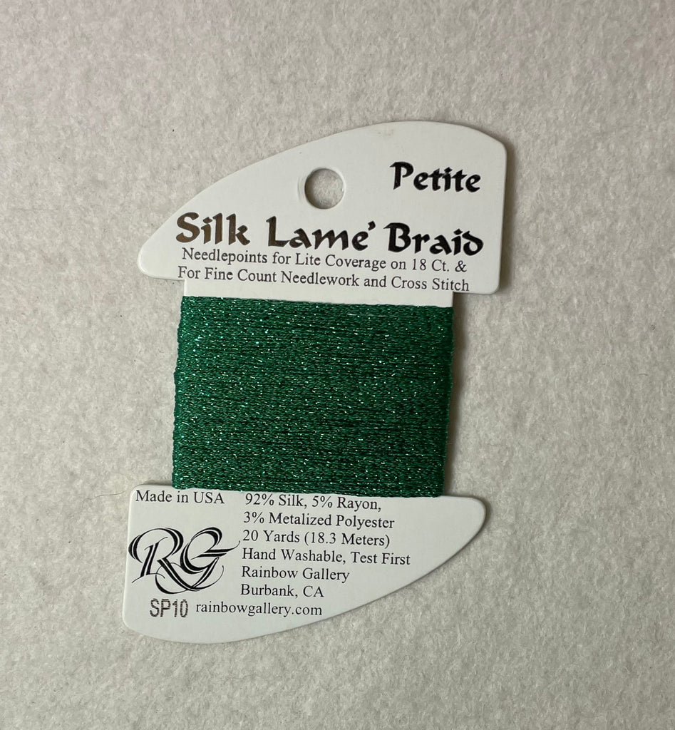 Petite Silk Lame Braid SP10 Green