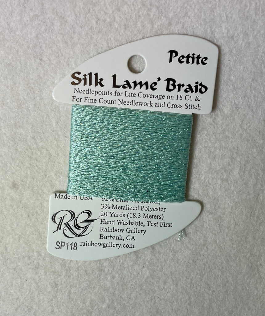 Petite Silk Lame Braid SP118 Sea Spray