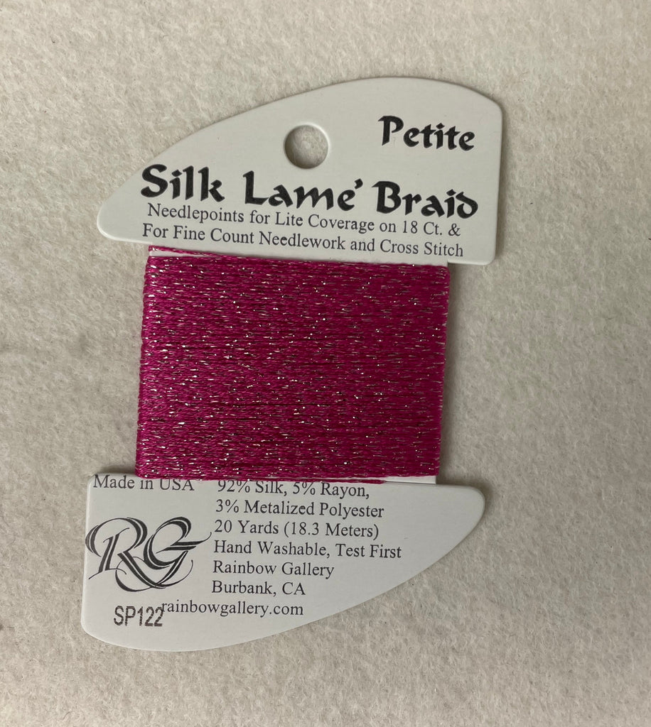Petite Silk Lame Braid SP122 Hot Pink