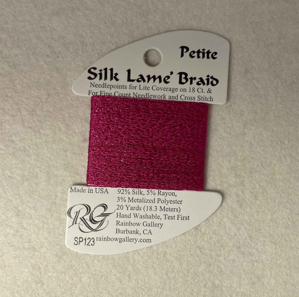 Petite Silk Lame Braid SP123 Dark Hot Pink