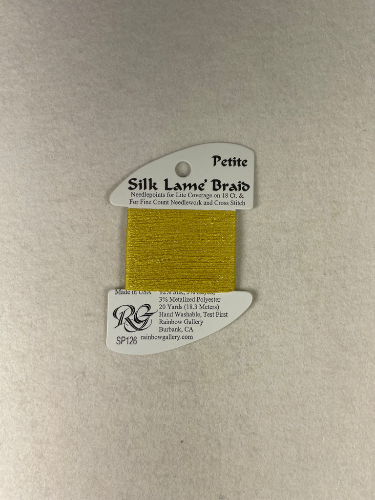 Petite Silk Lame Braid SP126 Canary Yellow