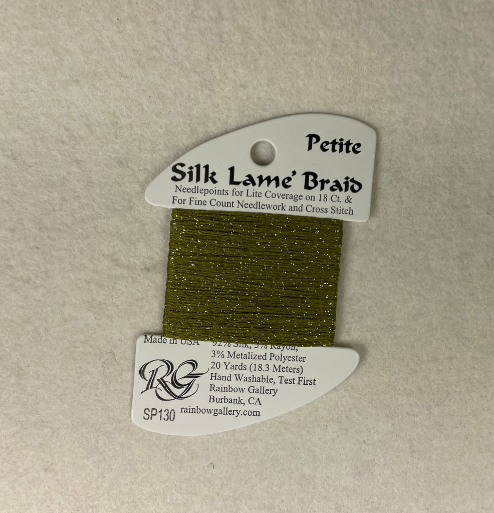 Petite Silk Lame Braid SP130 Moss