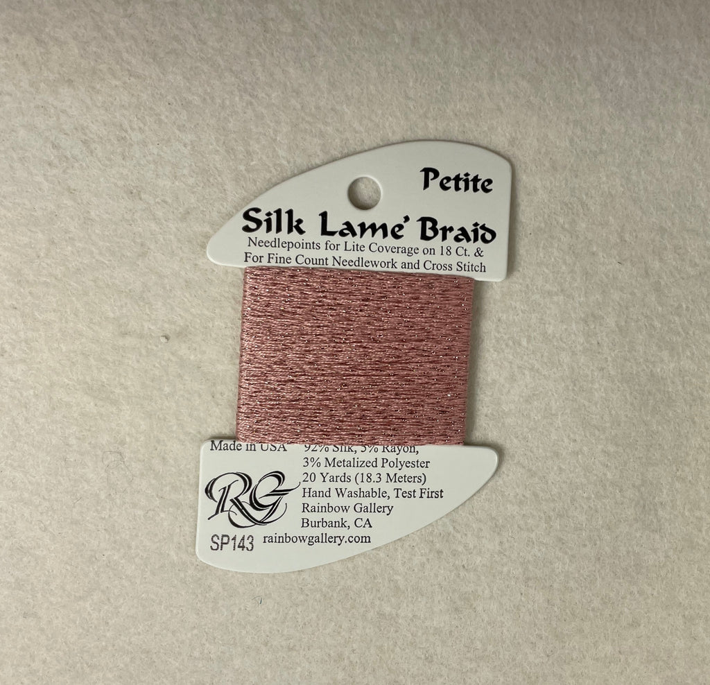 Petite Silk Lame Braid SP143 Cameo Pink