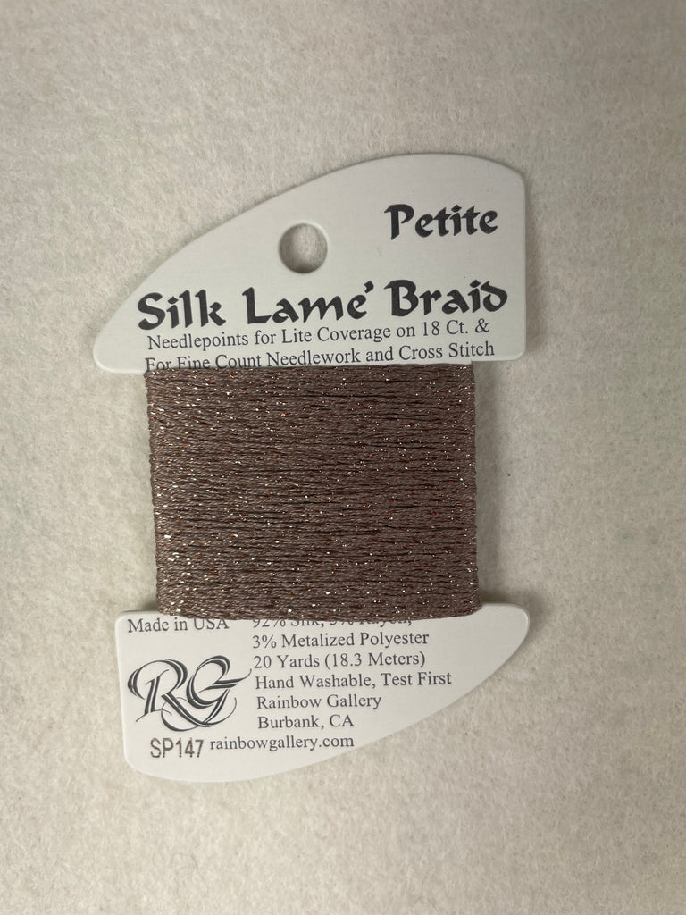 Petite Silk Lame Braid  SP147 Taupe