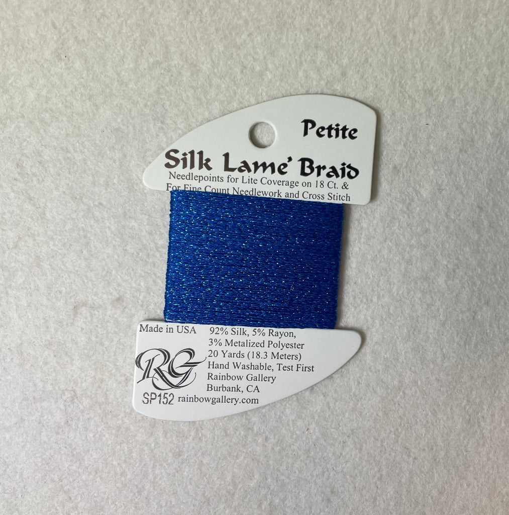 Petite Silk Lame Braid SP152 Hawaiian Blue