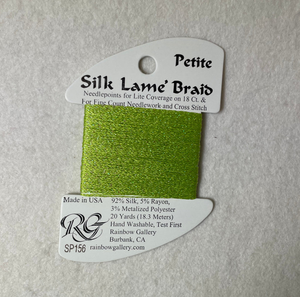 Petite Silk Lame Braid SP156 Kiwi