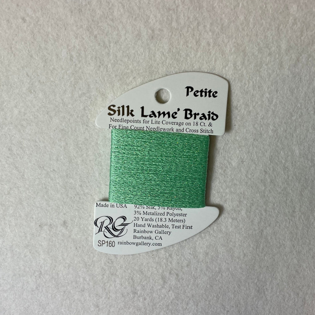 Petite Silk Lame Braid SP160 Dark Mint