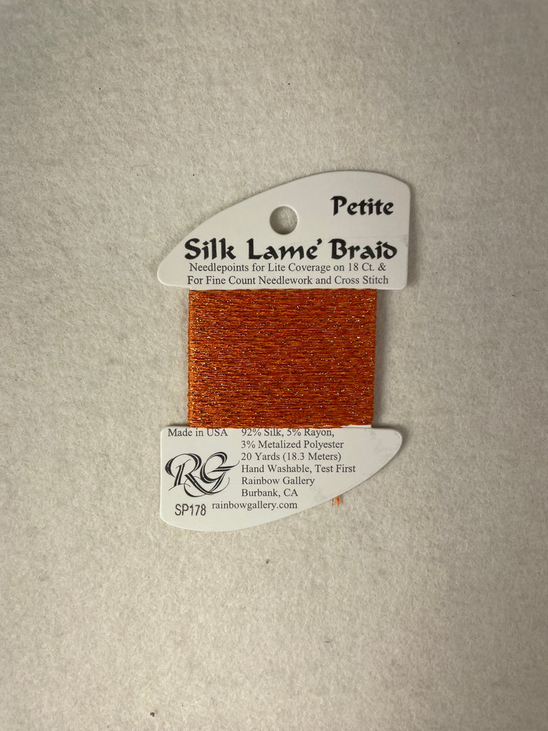 Petite Silk Lame Braid SP178 Persimmon