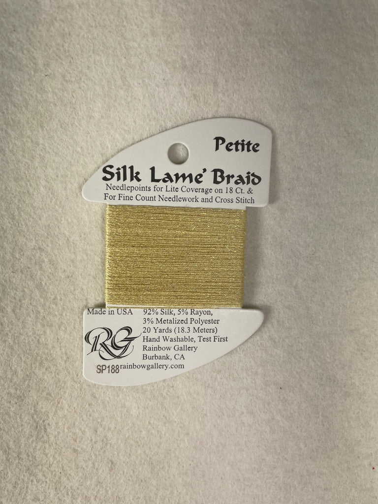 Petite Silk Lame Braid SP188 Vanilla